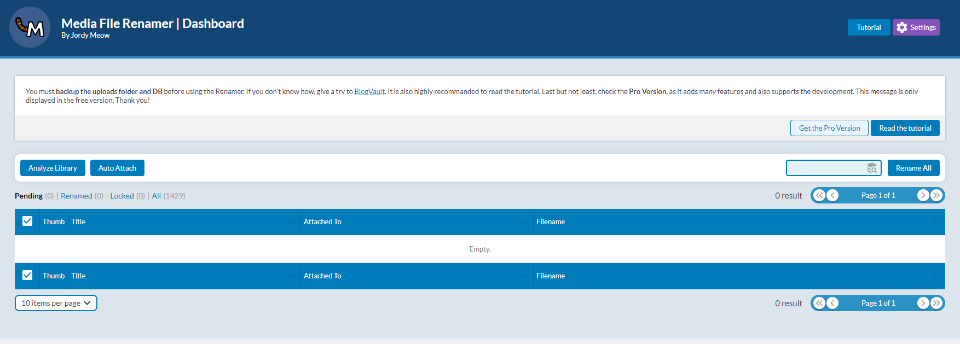 رنمر ملف الوسائط