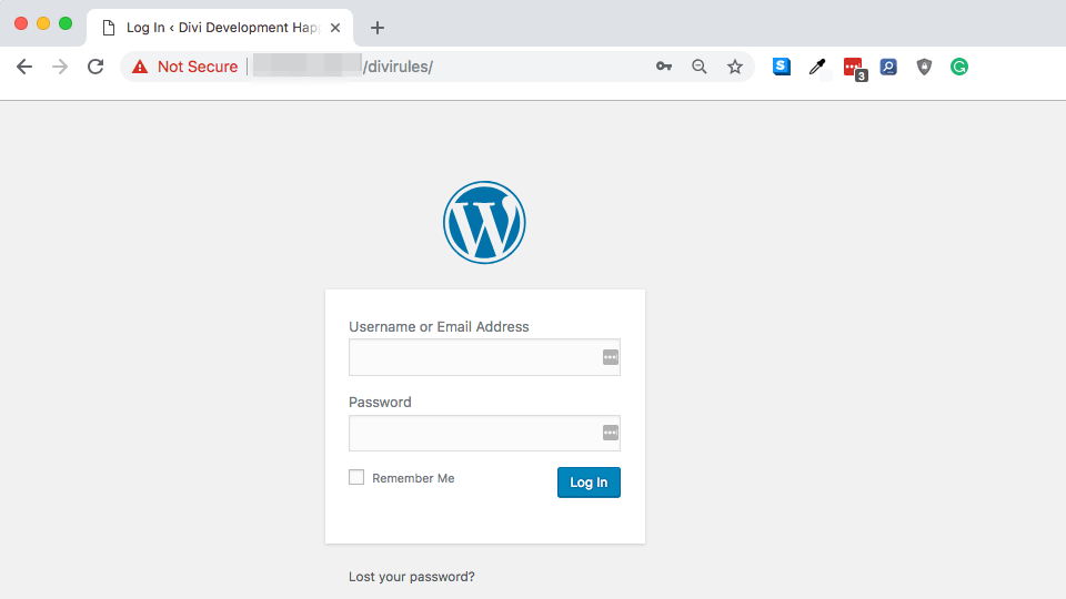 Mengubah URL login WordPress Anda.