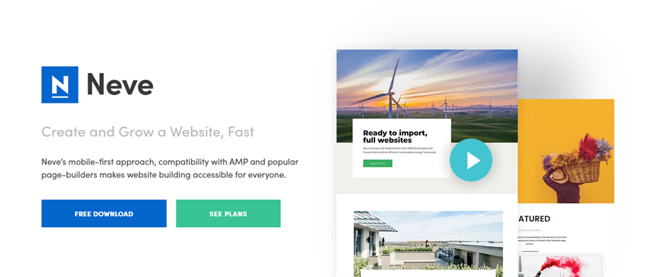 thème wordpress neve pour les blogueurs