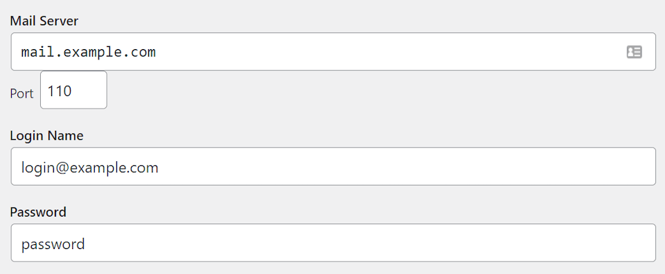 Configuración de la opción de publicación a través de correo electrónico en WordPress.