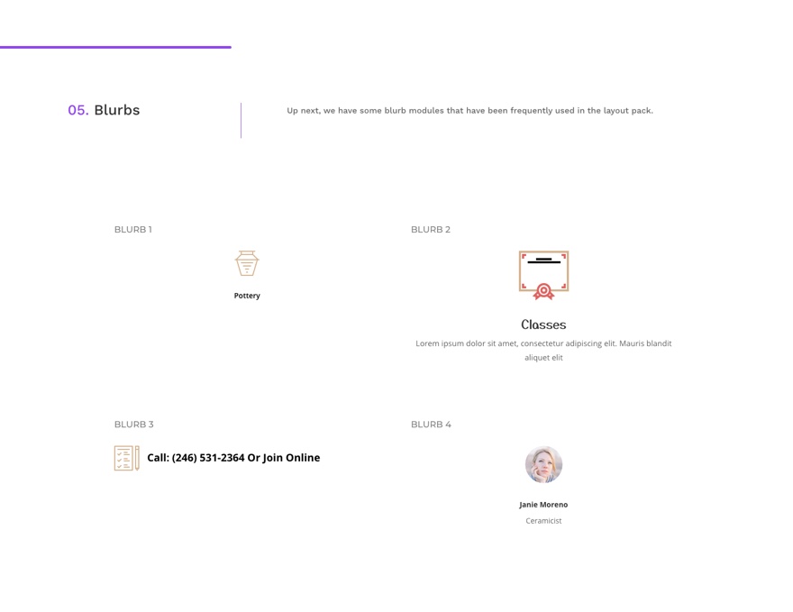 guía de estilo de ajustes preestablecidos globales de divi craft school