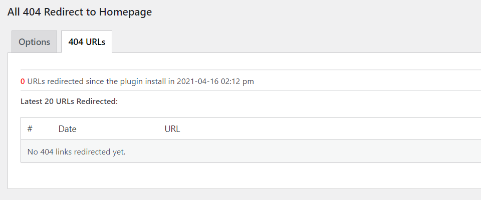 404 URL