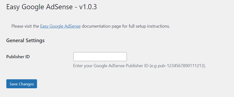 Простой Google AdSense