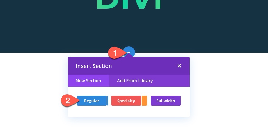tła tekstowe css w divi