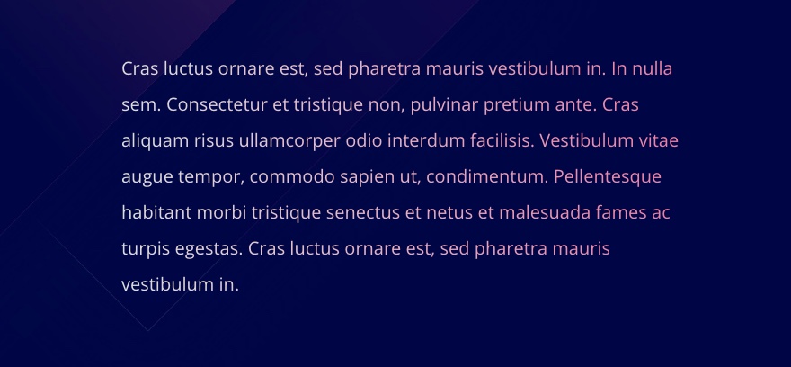 tła tekstowe css w divi