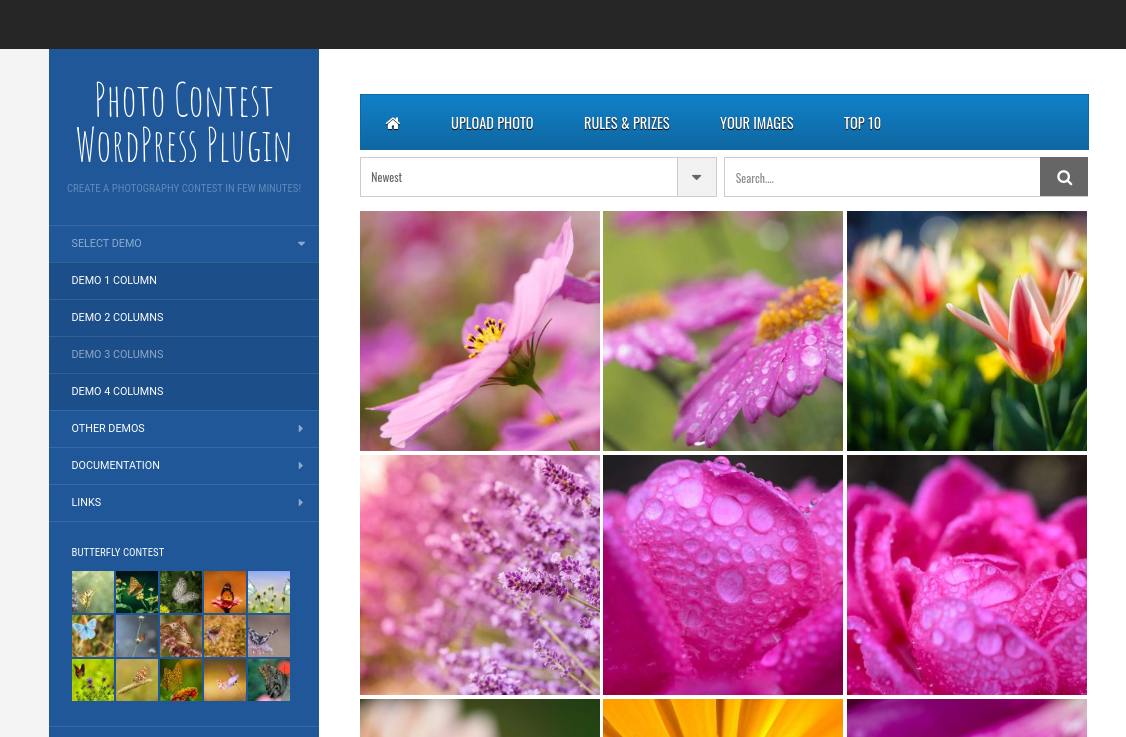 Le plugin WordPress du concours photo.