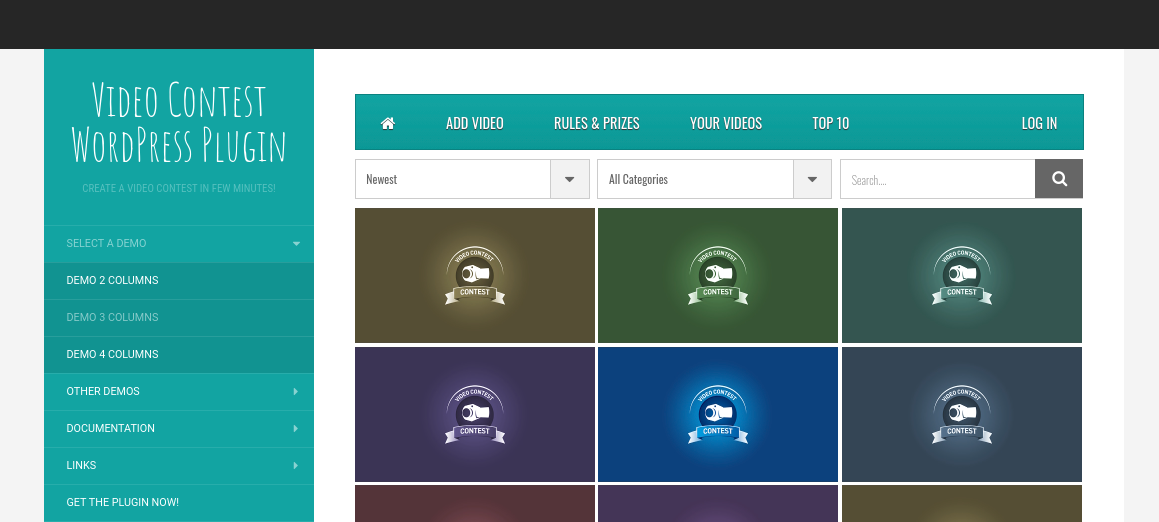 Le plugin WordPress du concours vidéo.