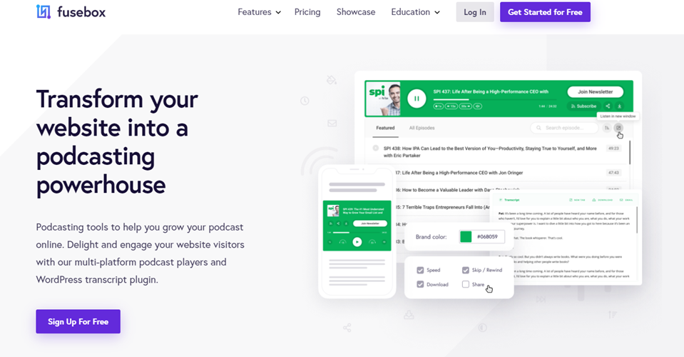 lecteur de plugin de podcast wordpress