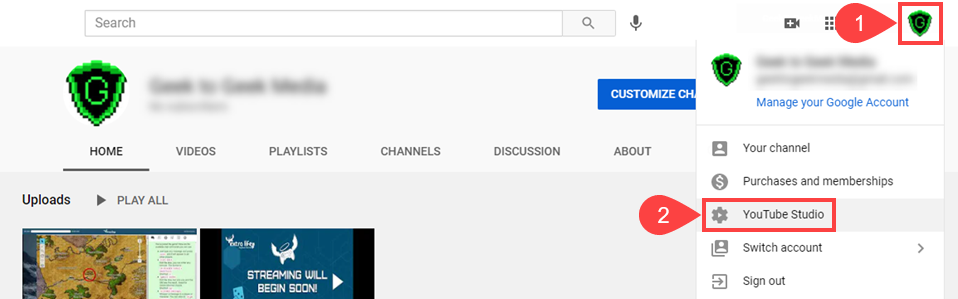 youtube stüdyosu
