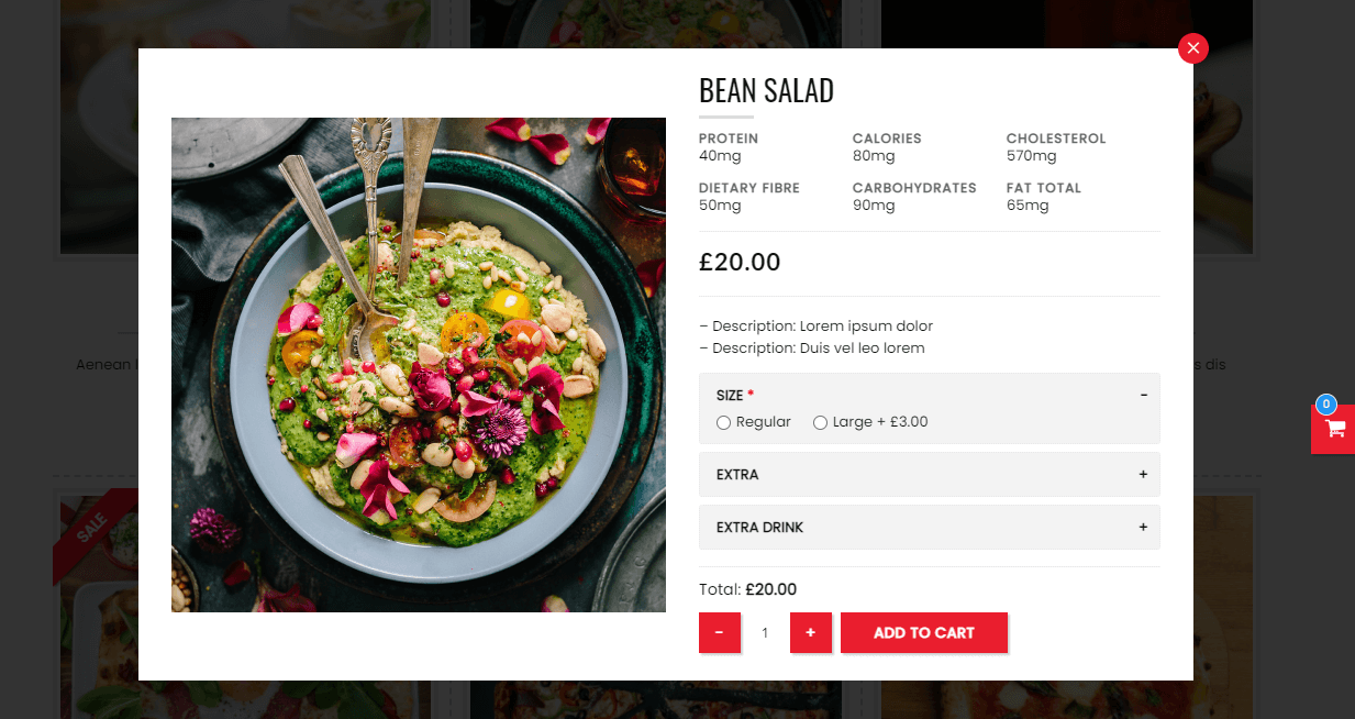 Utiliser le plugin WooCommerce Food pour traiter une commande