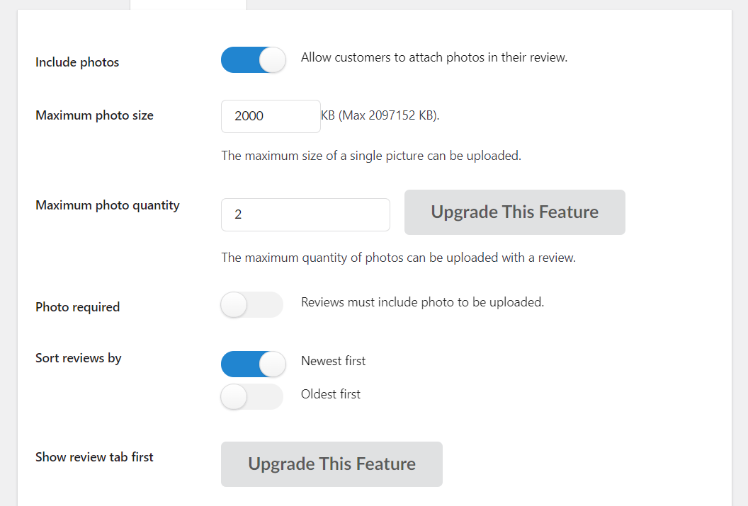 WooCommerceのレビューに写真を添付する
