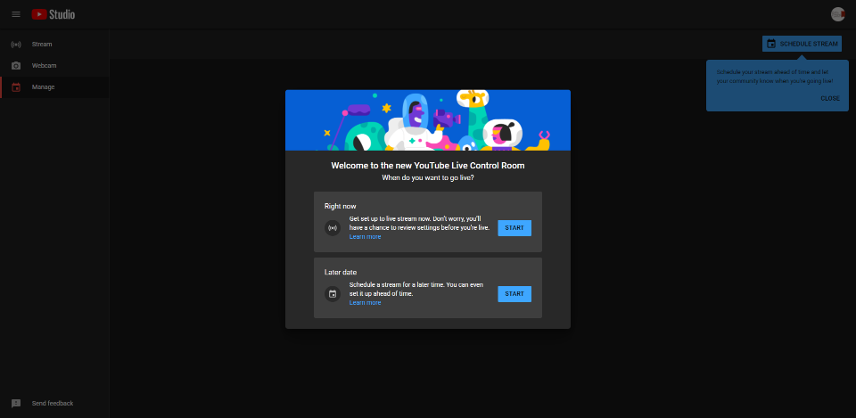 สตรีมมิงแบบสดของ YouTube