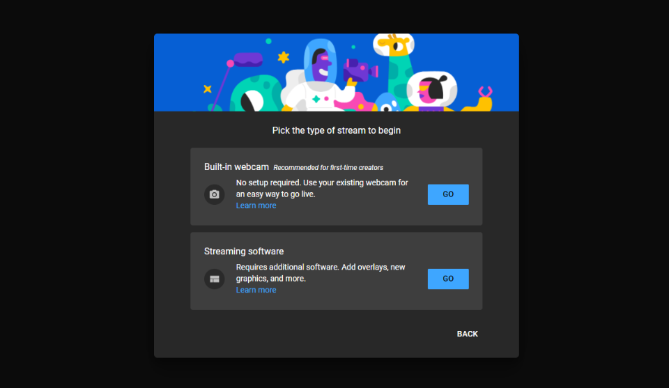 สตรีมมิงแบบสดของ YouTube