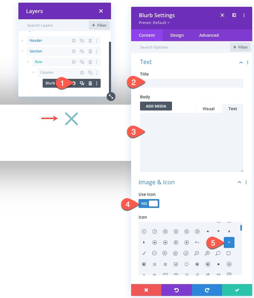 divi modulo di accesso popup con pulsanti di accesso/disconnessione