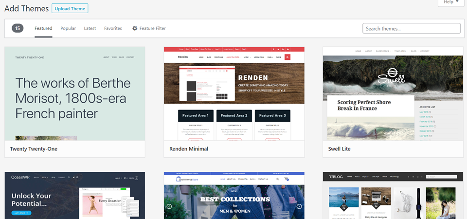 temi wordpress