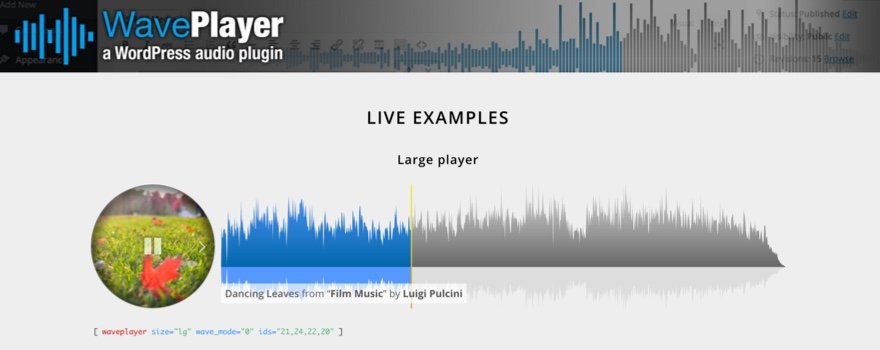 Plugin per lettore audio WordPress