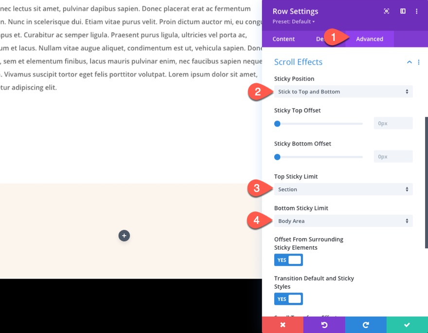 divi 스티커 게시물 탐색 모음