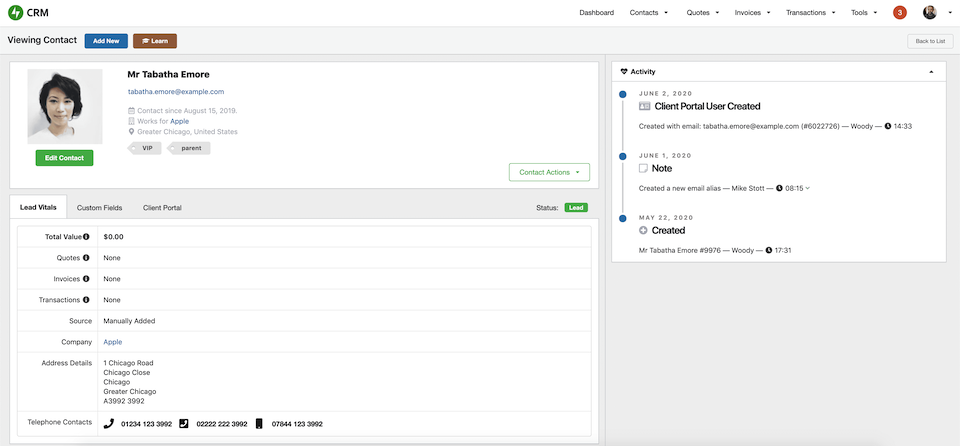 реактивный ранец crm
