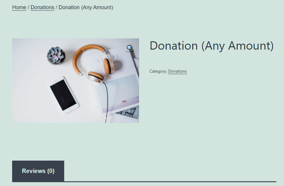 página do produto woocommerce