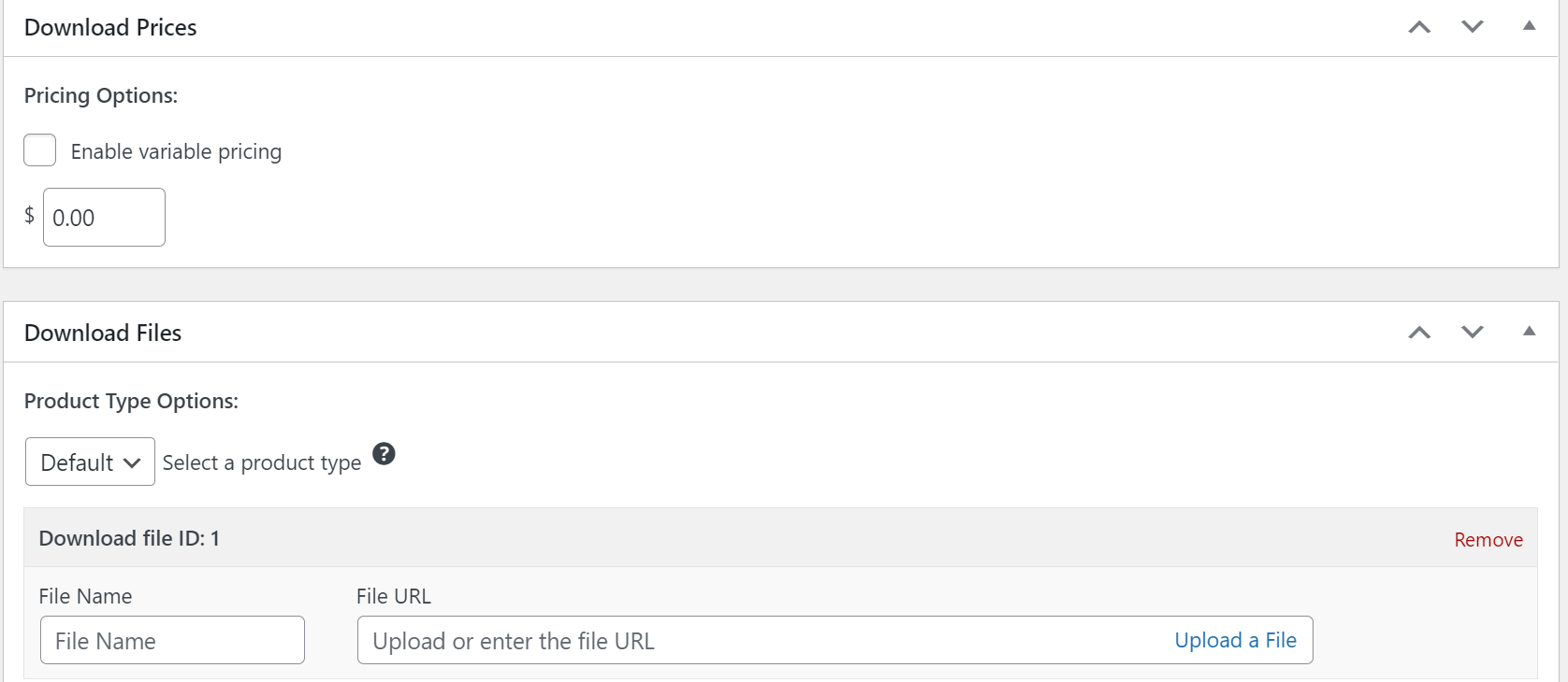 Easy DigitalDownloadsを使用した新製品の作成