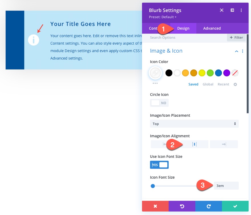 กล่องเนื้อหาสไตล์ Divi
