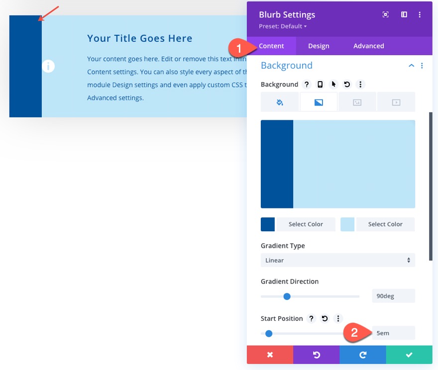 กล่องเนื้อหาสไตล์ Divi