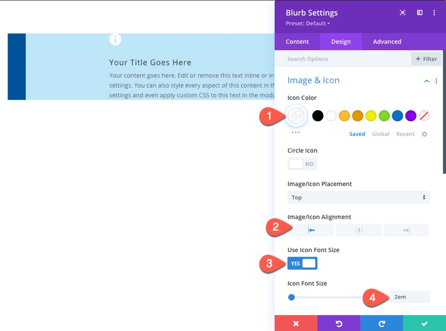 กล่องเนื้อหาสไตล์ Divi