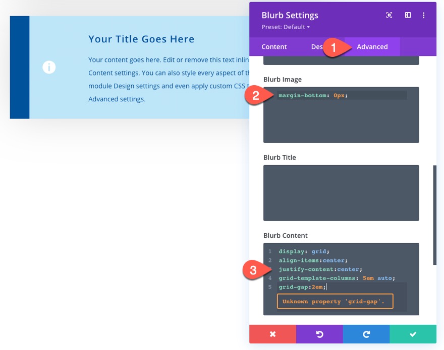 กล่องเนื้อหาสไตล์ Divi