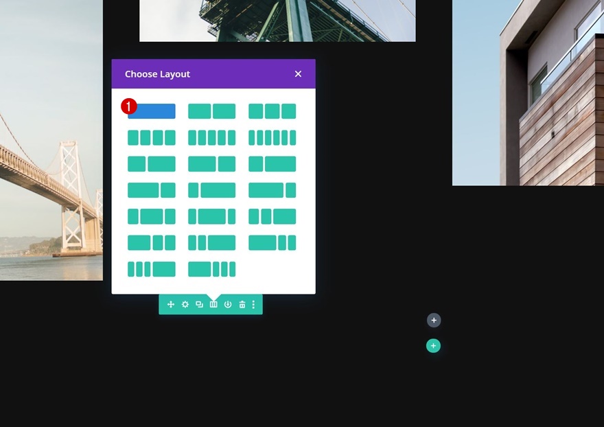 Bildraster aufdecken