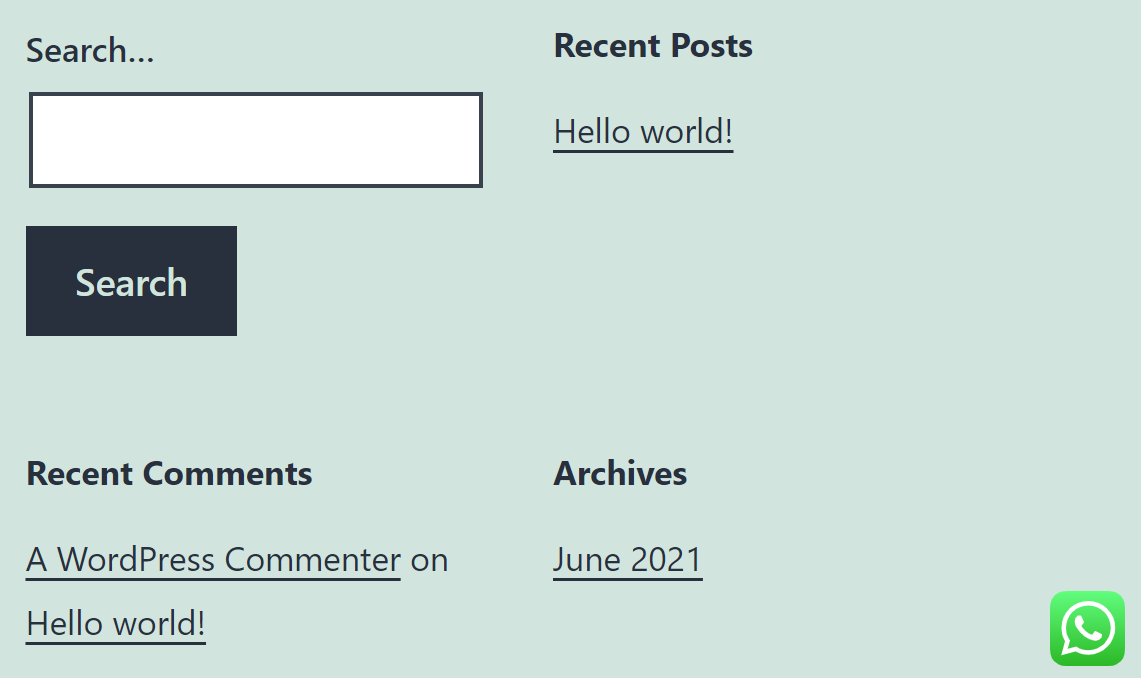 Добавление значка WhatsApp в WordPress