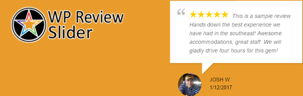 Слайдер обзора WP
