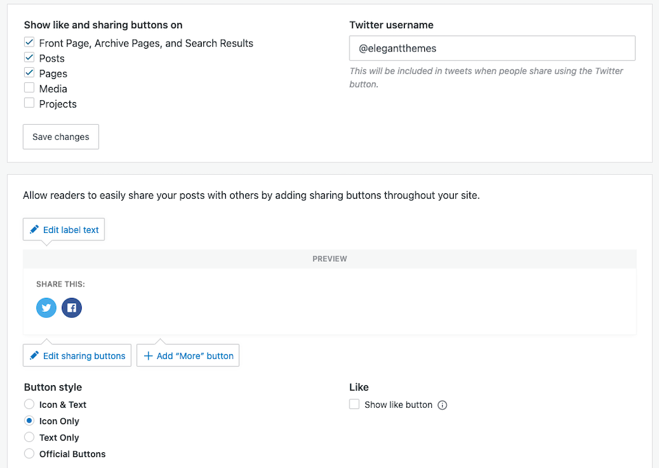 твиттер виджет wordpress