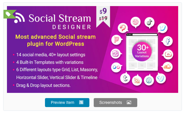 твиттер виджет wordpress