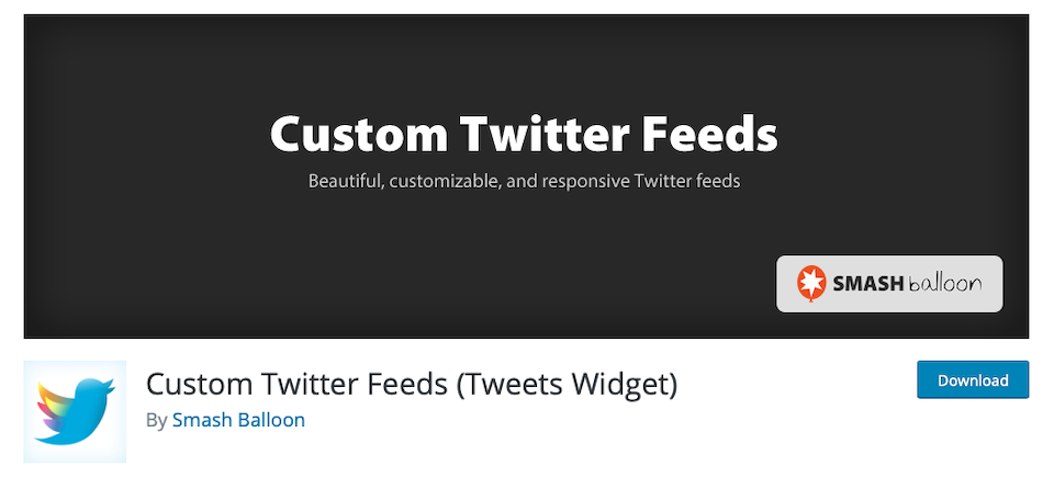твиттер виджет wordpress