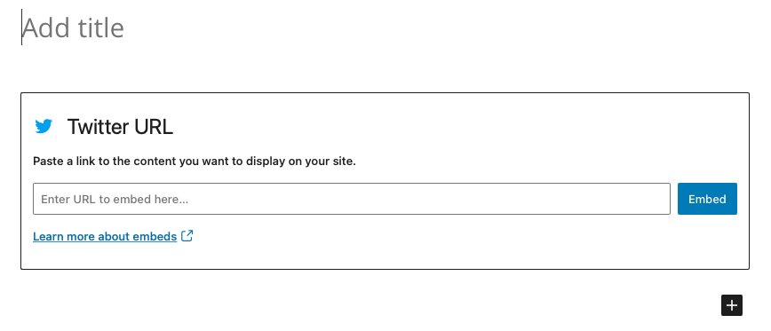 твиттер виджет wordpress