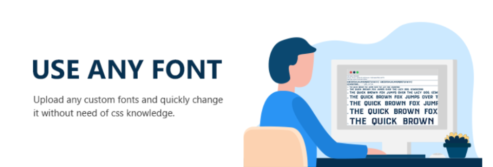 Использовать любой шрифт