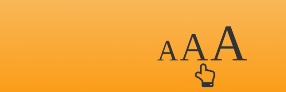 Изменение размера шрифта Zeno