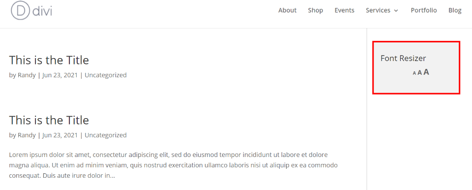 Изменение размера шрифта Zeno