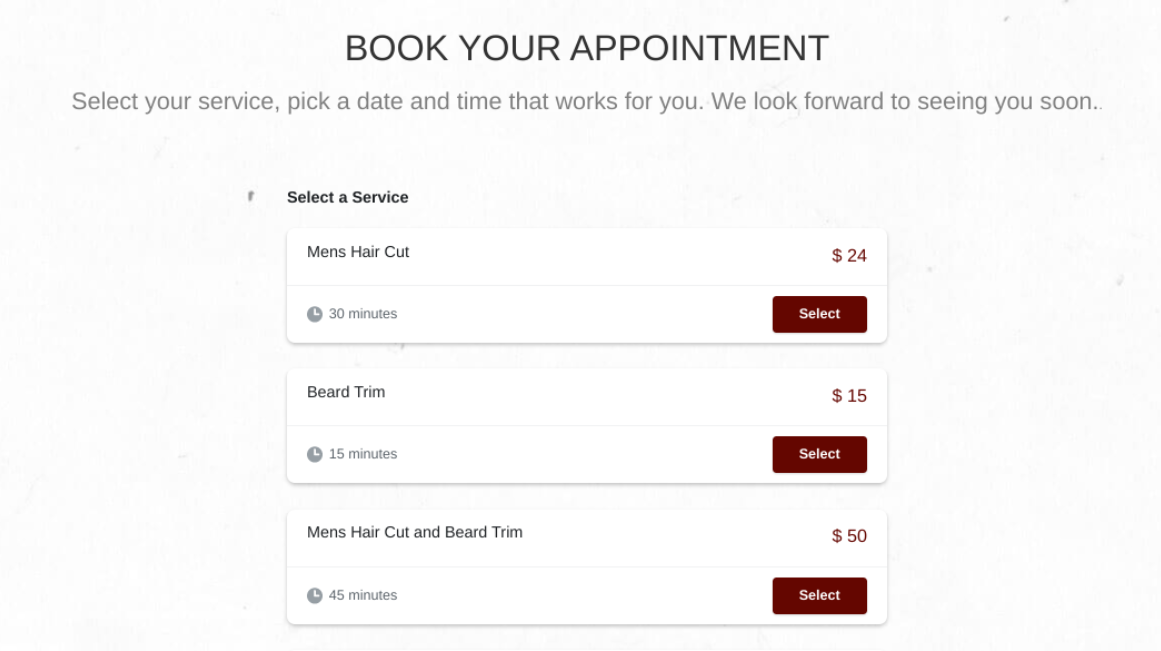 Демо-версия Start Booking.