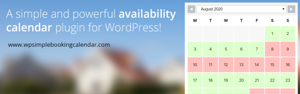 Плагин WP Simple Booking Calendar.