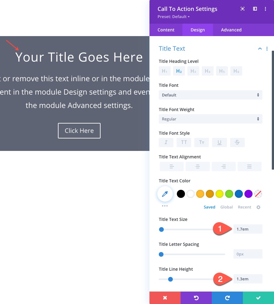 modulul divi fluid receptiv