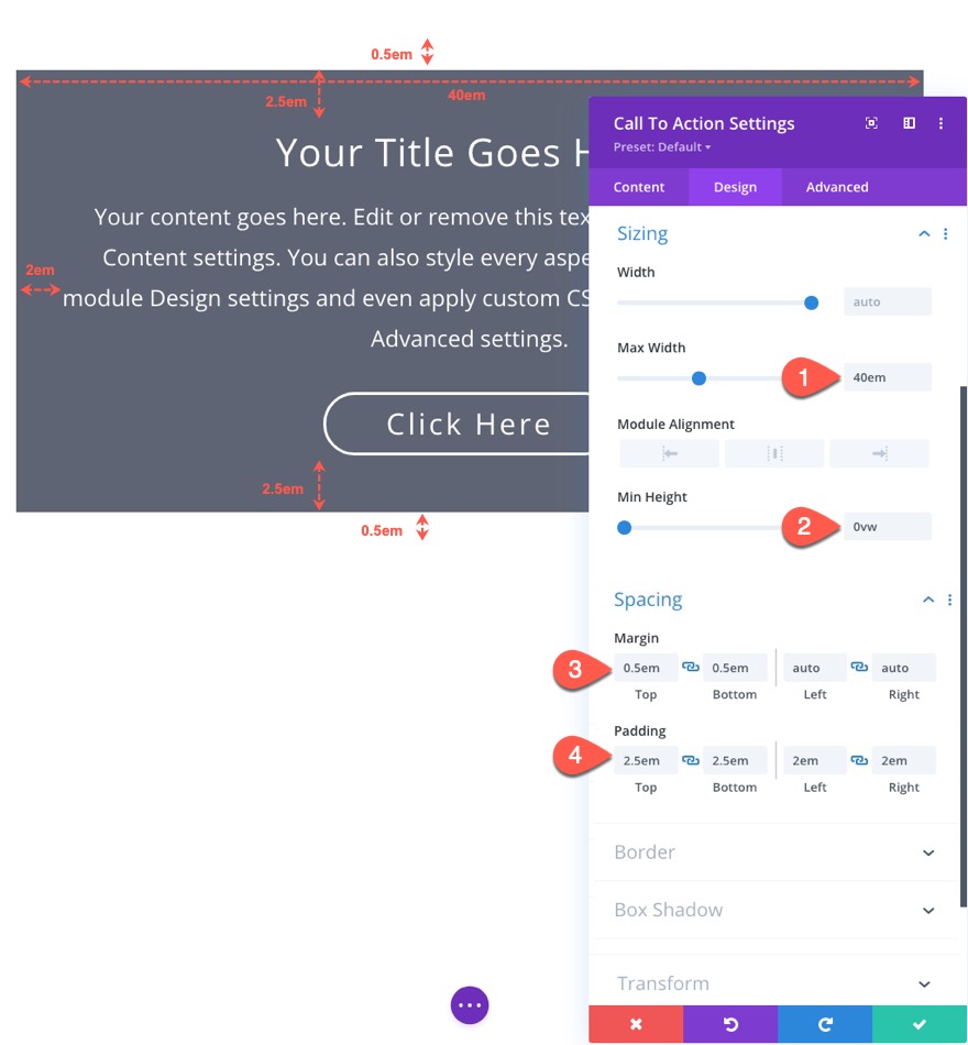modulul divi fluid receptiv