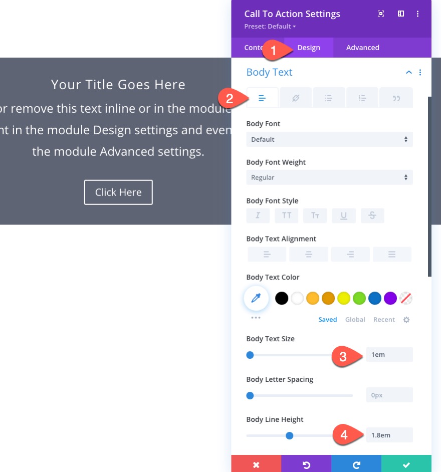 modulul divi fluid receptiv