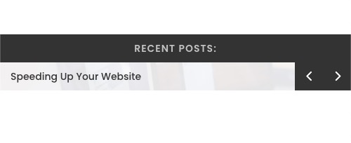 ticker de publication de blog divi