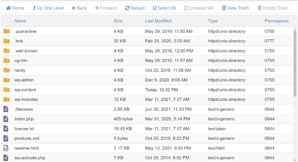 Remplacer les fichiers WordPress corrompus