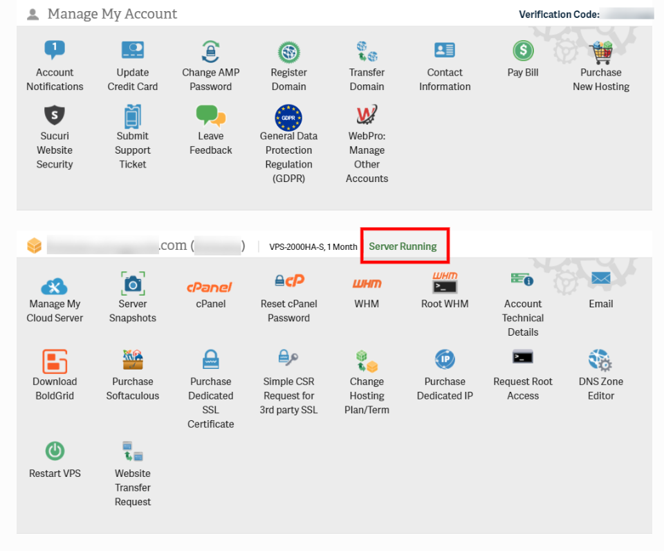 Vérifiez si votre serveur est en panne