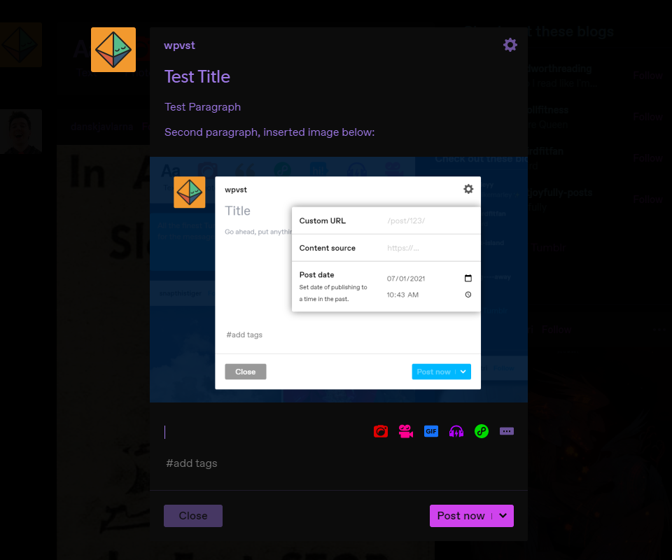 editor wordpress vs tumblr