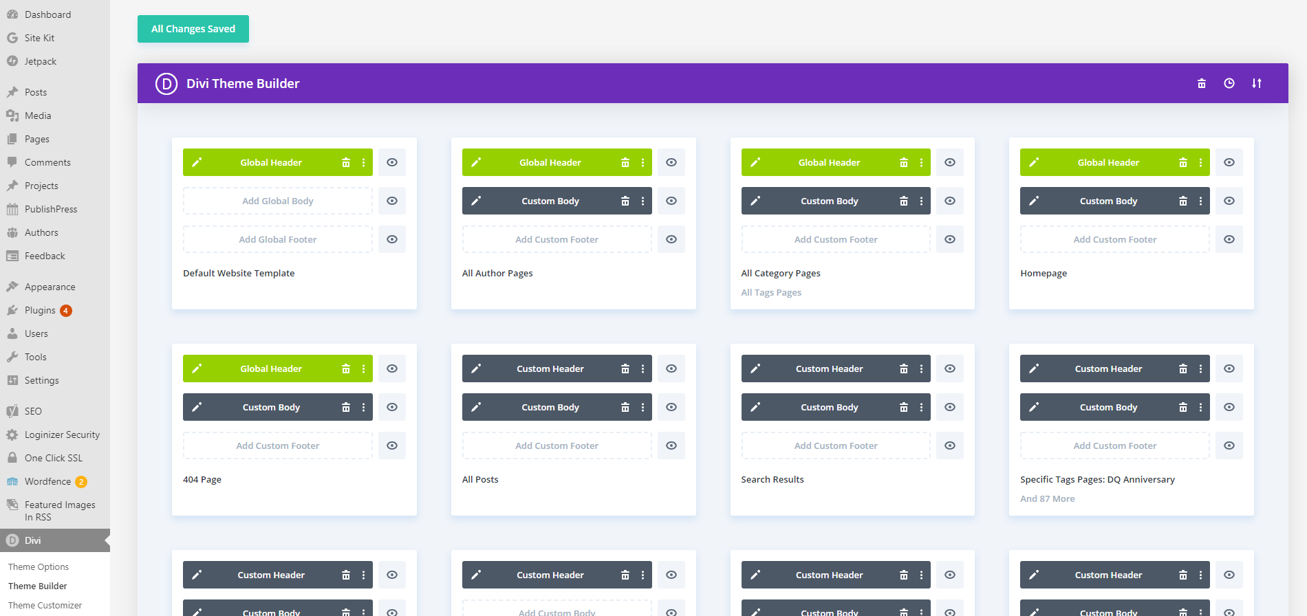 generatore di temi divi