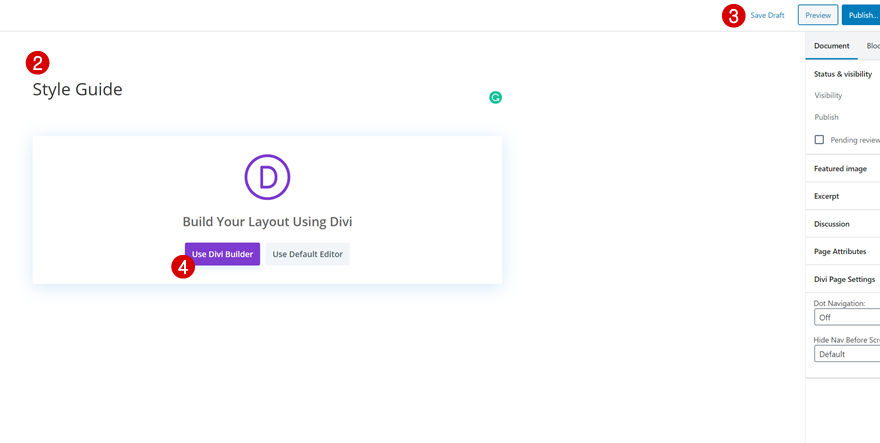 ghid de stil pentru presetări globale de planificare imobiliară