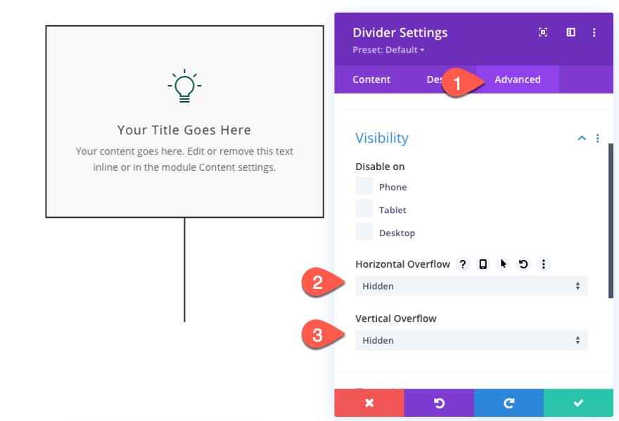 layout del diagramma di flusso divi